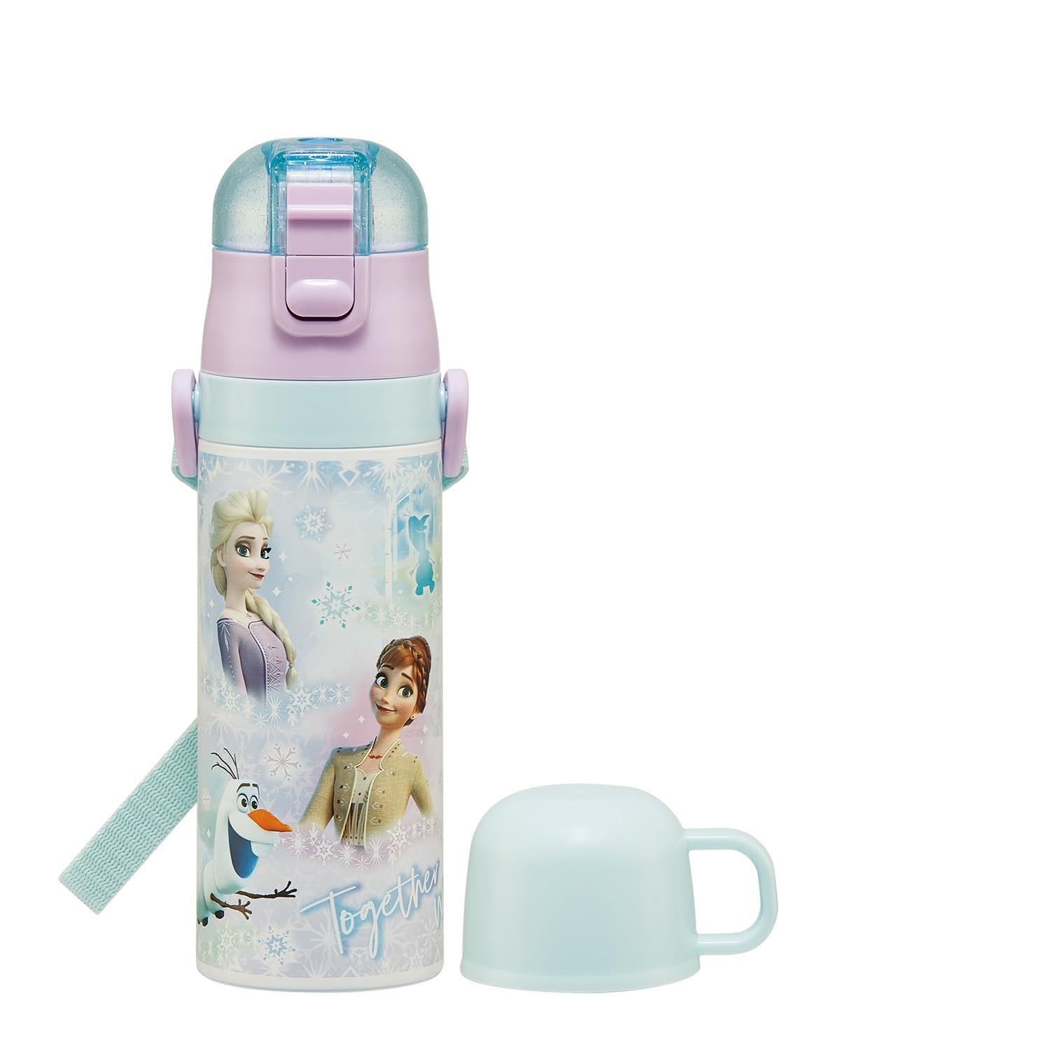 스케이터 겨울왕국 2way 470ml 아동용 물통 보온보냉 경량