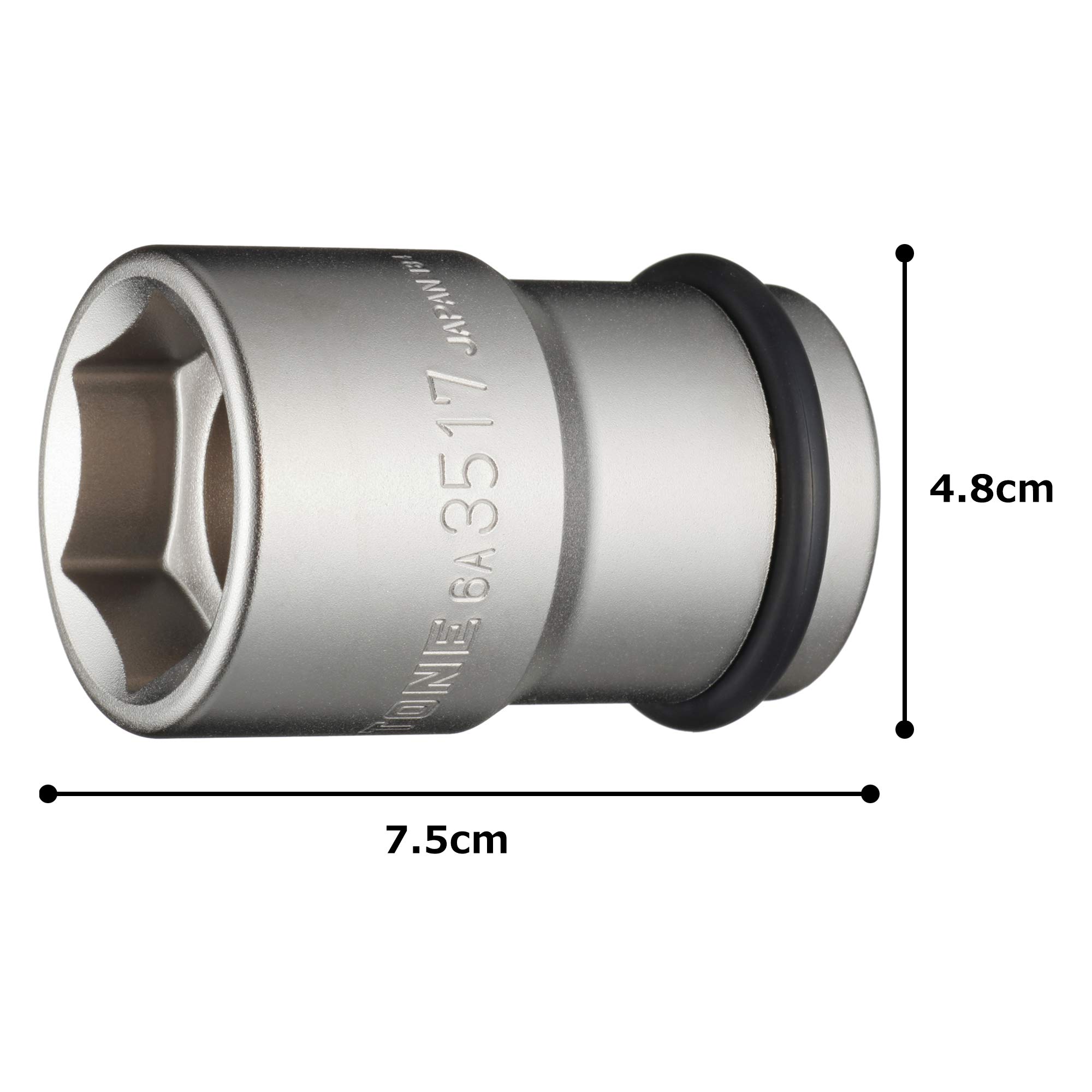 토네 휠너트 콤비소켓 6A-3517 35x17mm 19.0mm 이미지 5