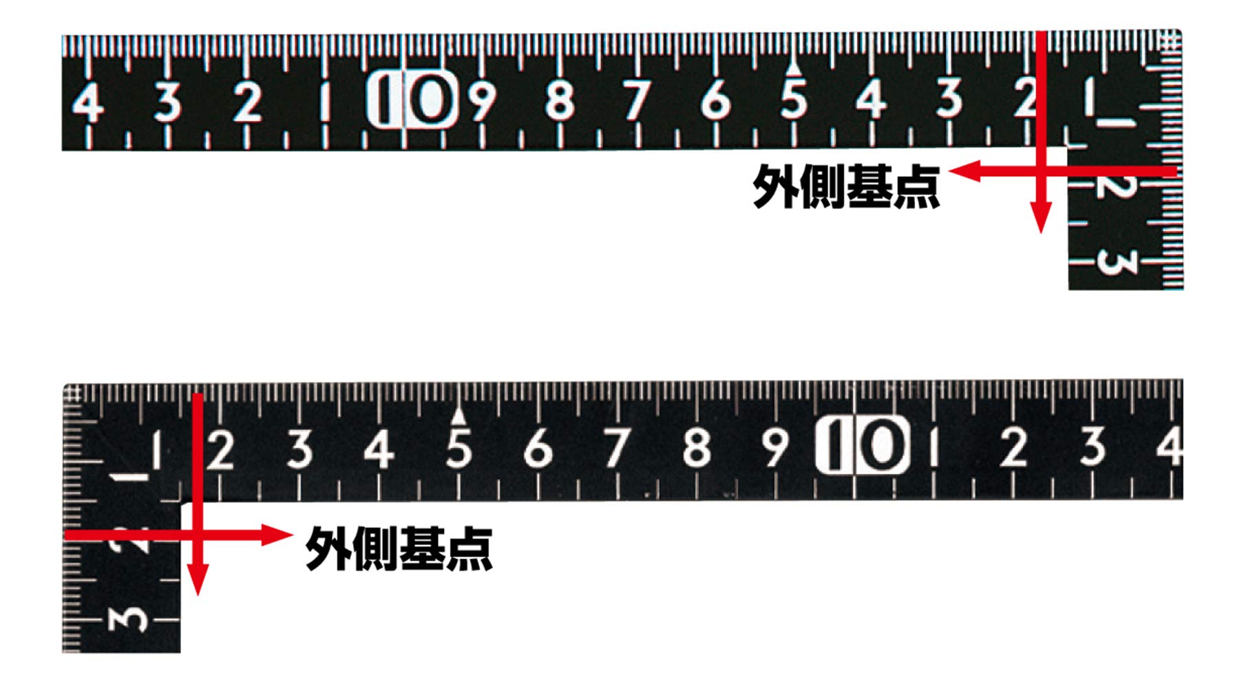 신와 선데이 카펜터 블랙 30x15cm 직각자 12435 이미지 5