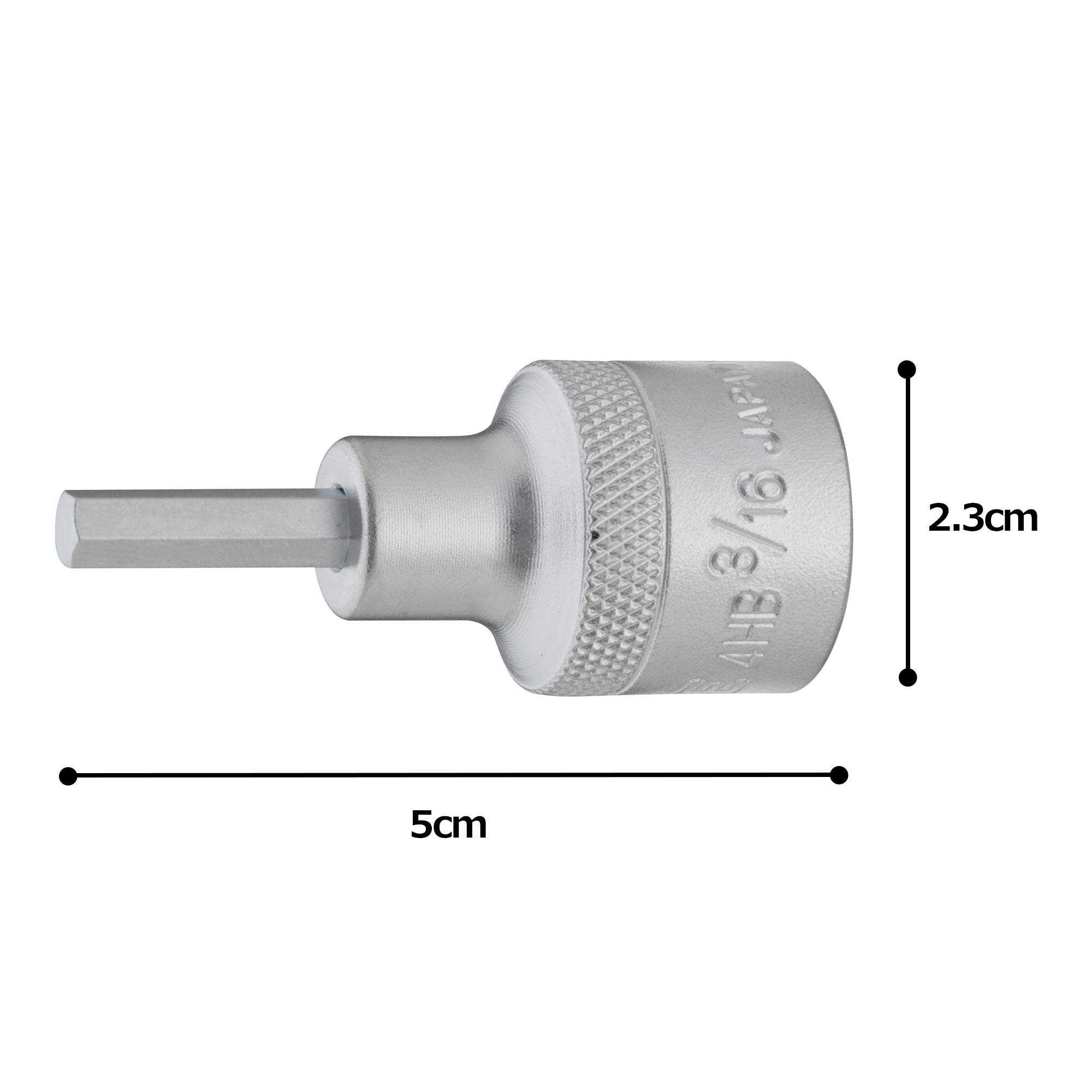 토네 HP4HB-06 3/16인치 헥사곤 소켓 12.7mm 이미지 5