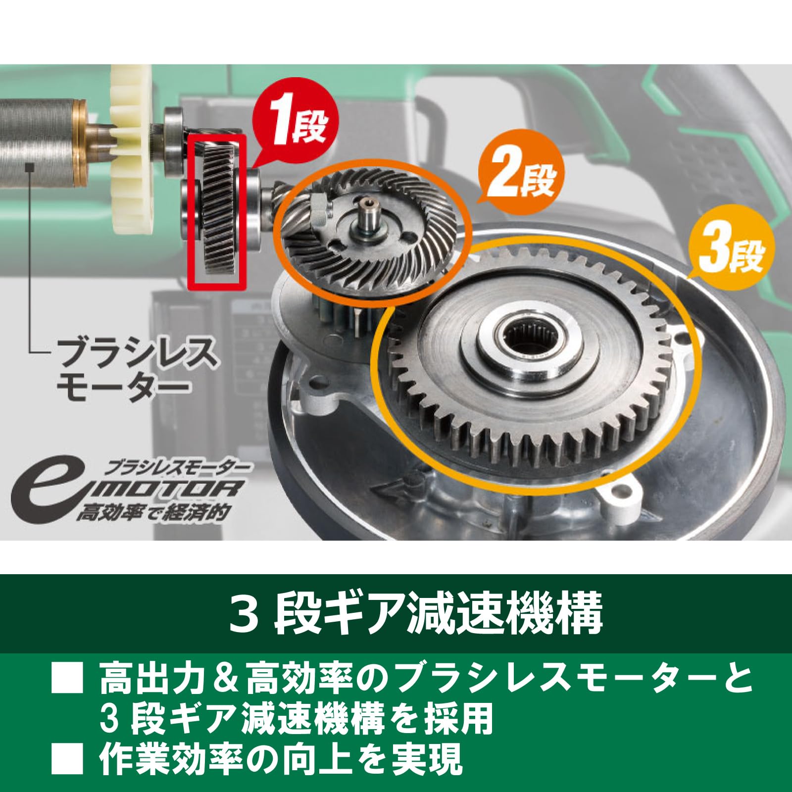 하이코키 CB3612DA 36V 충전식 로터리 밴드쏘 배터리 세트 이미지 3