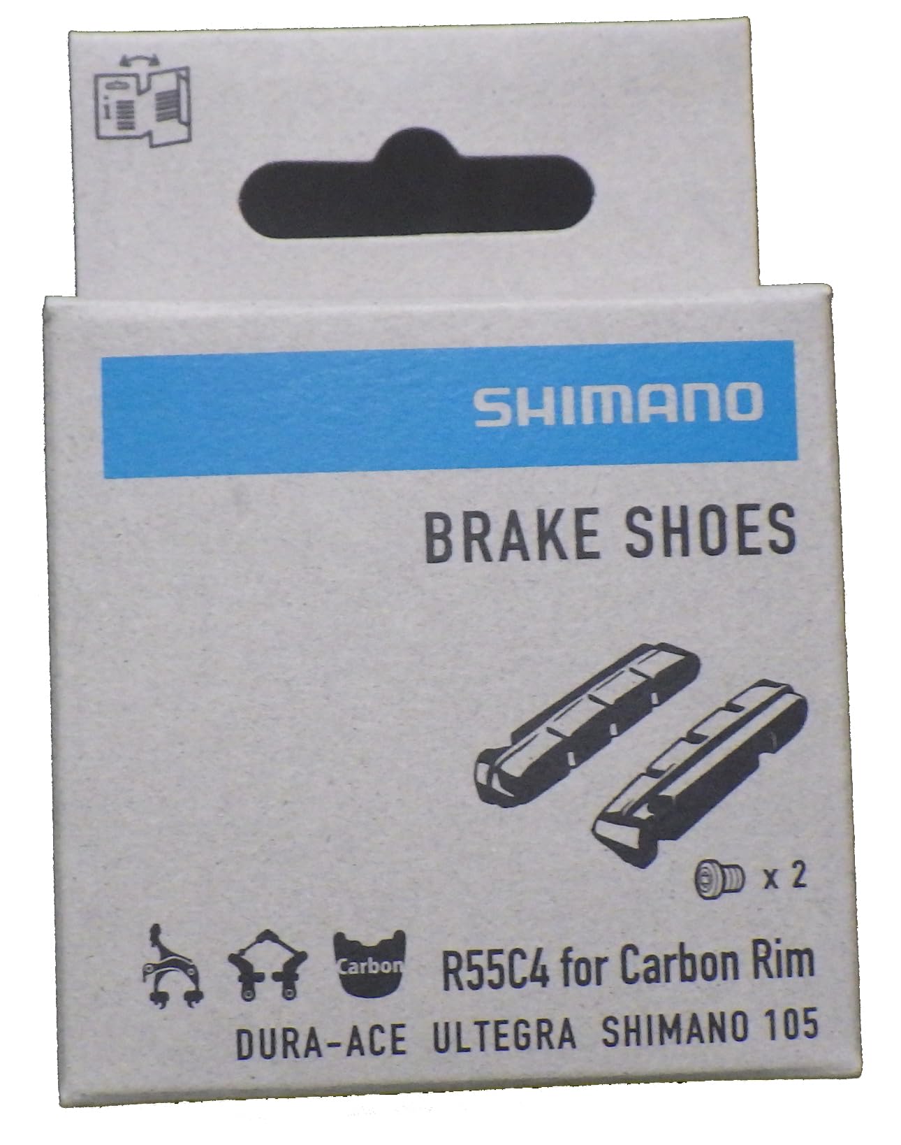 시마노 R55C4 카본림용 카트리지 브레이크 슈 Y8L298070 21-24mm