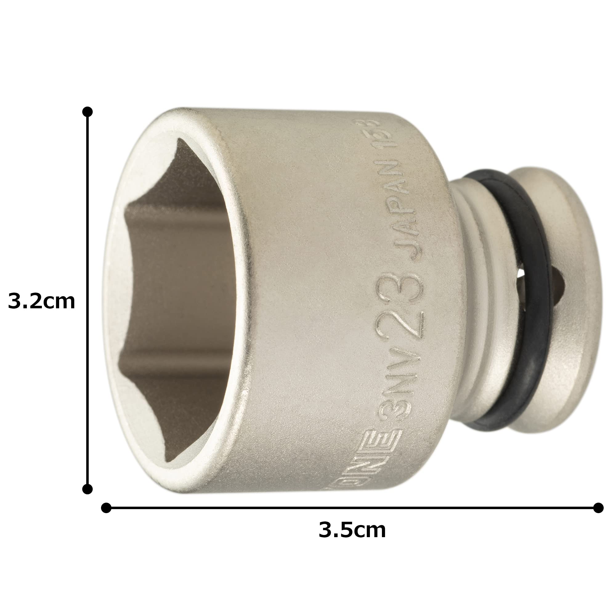 토네 3NV-23 23mm 임팩트 소켓 9.5mm 이미지 4