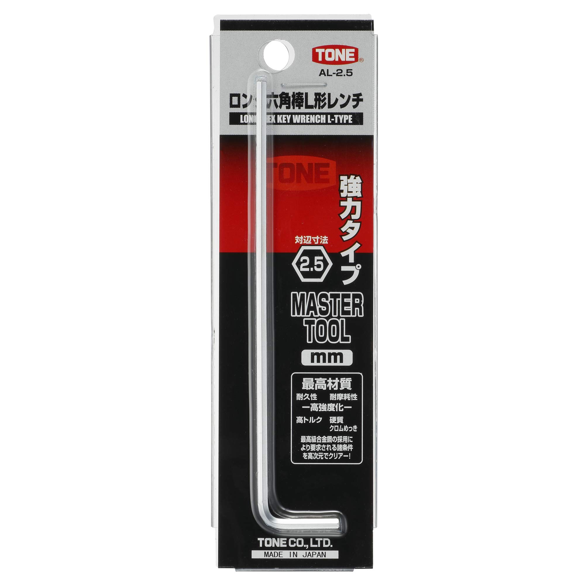 토네 AL-2.5 2.5mm 롱 육각 L렌치 이미지 3
