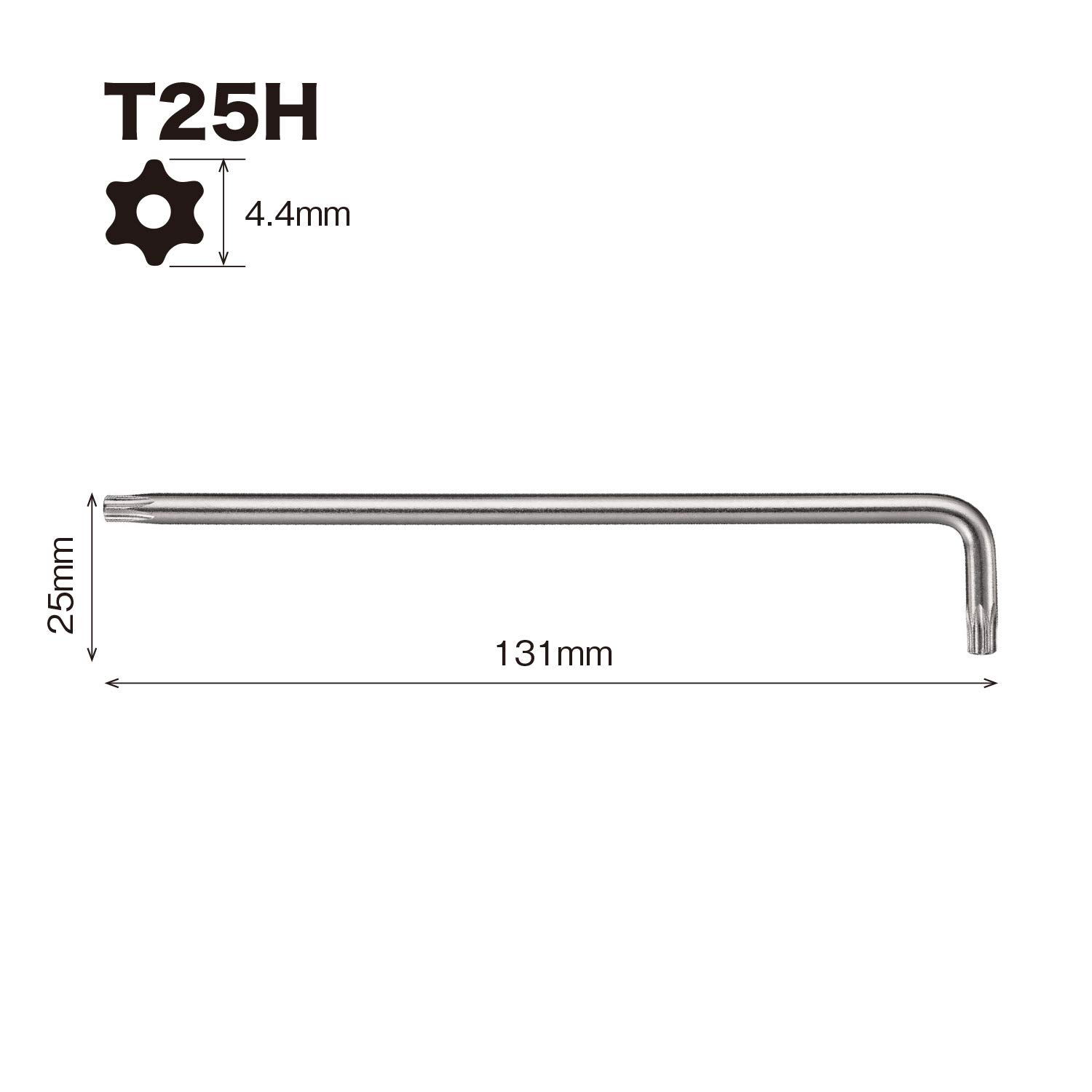 베셀 8500TXH T25H 별렌치 L형 렌치 변조방지 이미지 2
