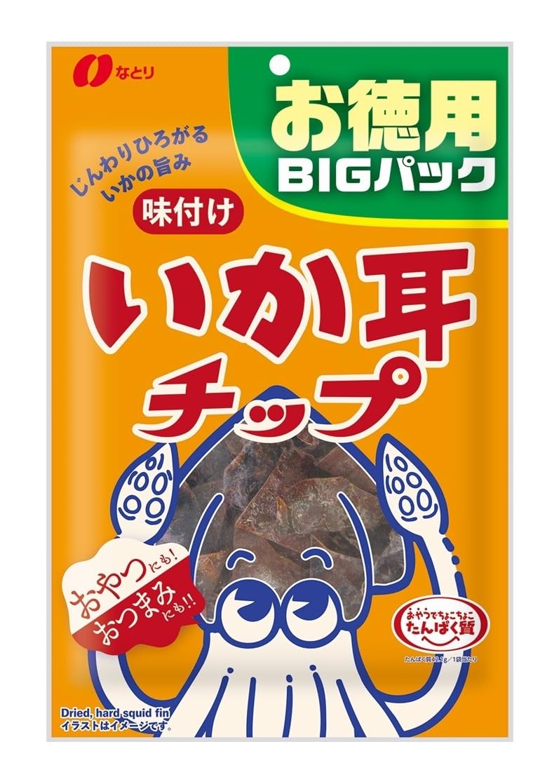 나토리 조미 오징어귀 칩 65g 대용량 건어물안주