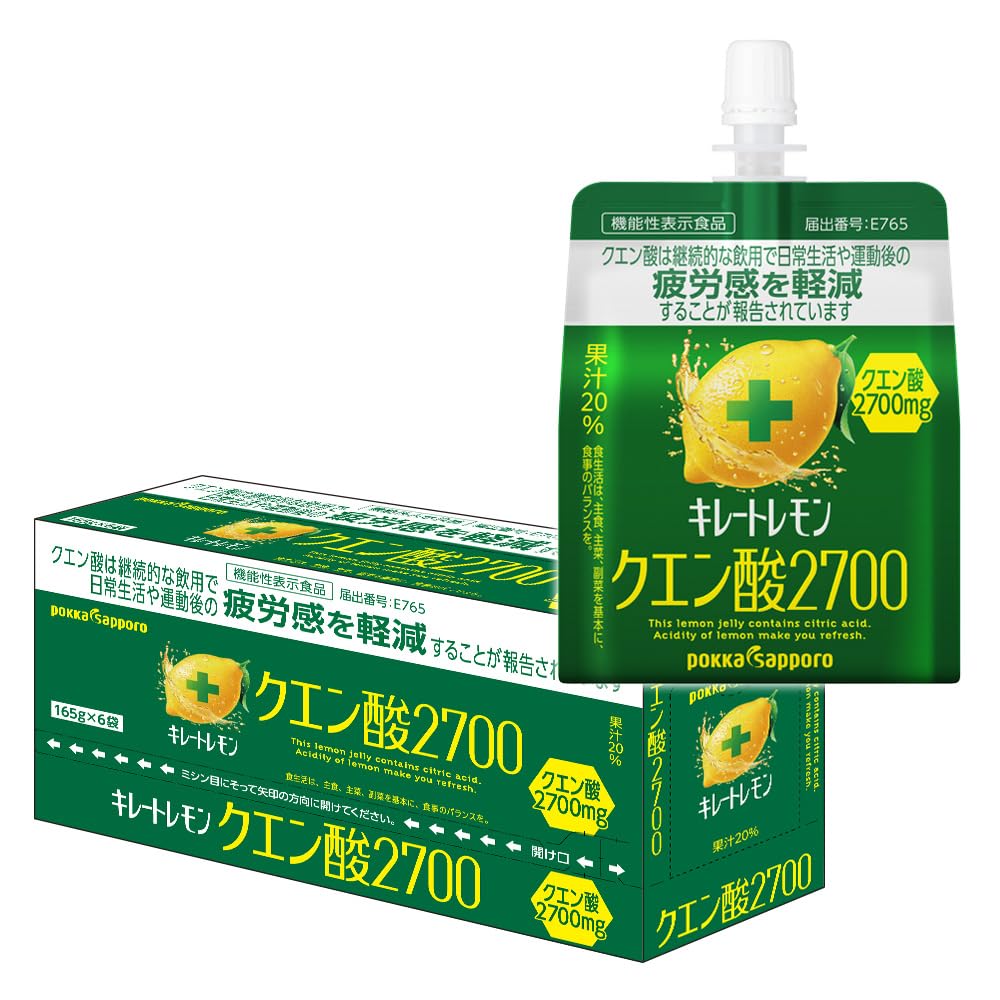 포카 삿포로 키레토 레몬 구연산2700 젤리 165g 6입 구연산2700 6개