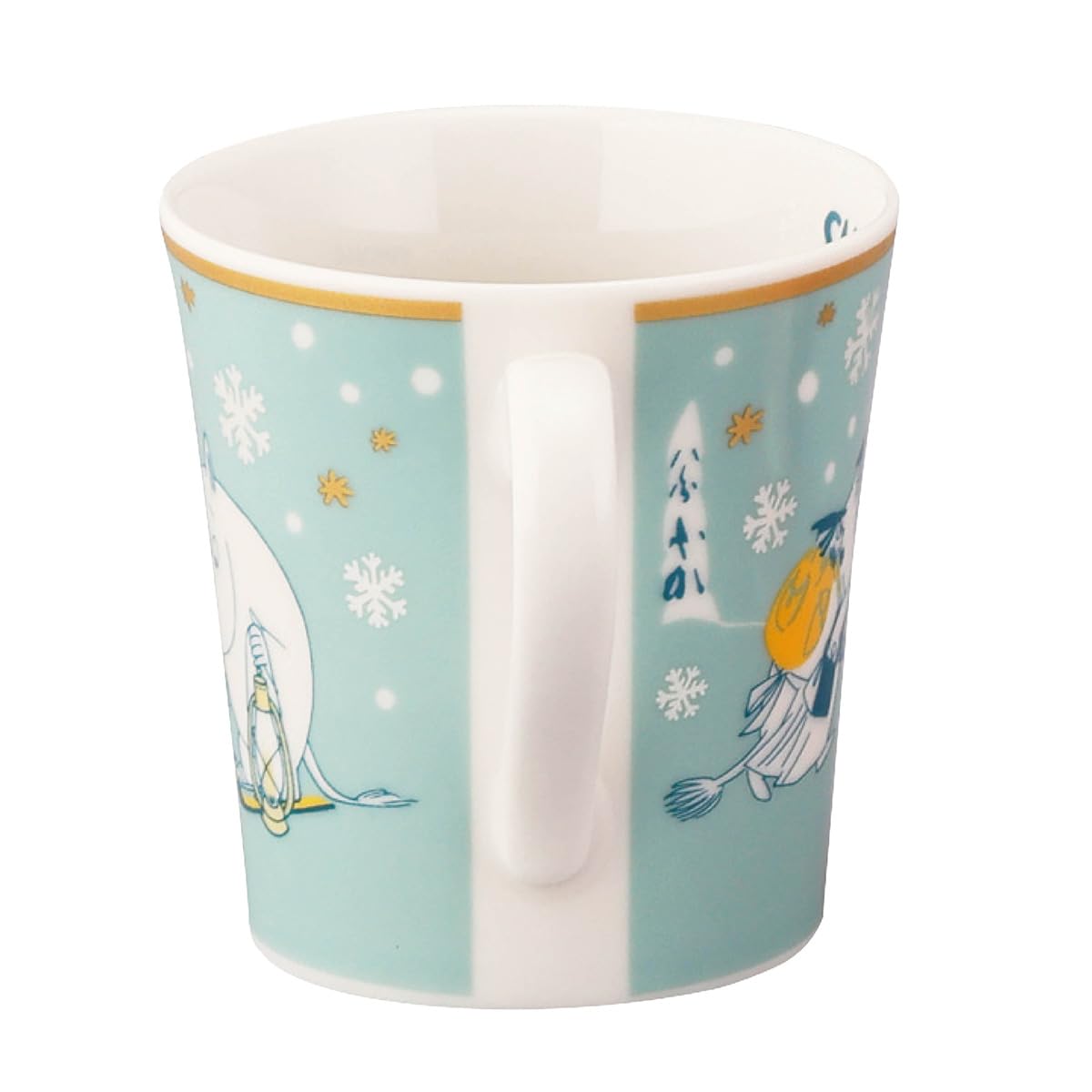 야마카 무민 스노위 웨이 홈 무민 MM12001-11 300ml 머그컵 블루 이미지 3