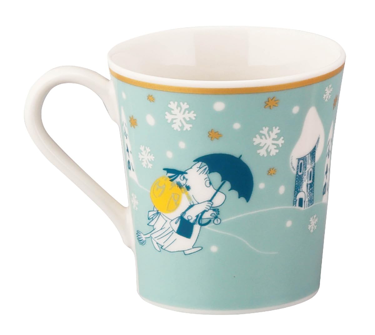야마카 무민 스노위 웨이 홈 무민 MM12001-11 300ml 머그컵 블루 이미지 2