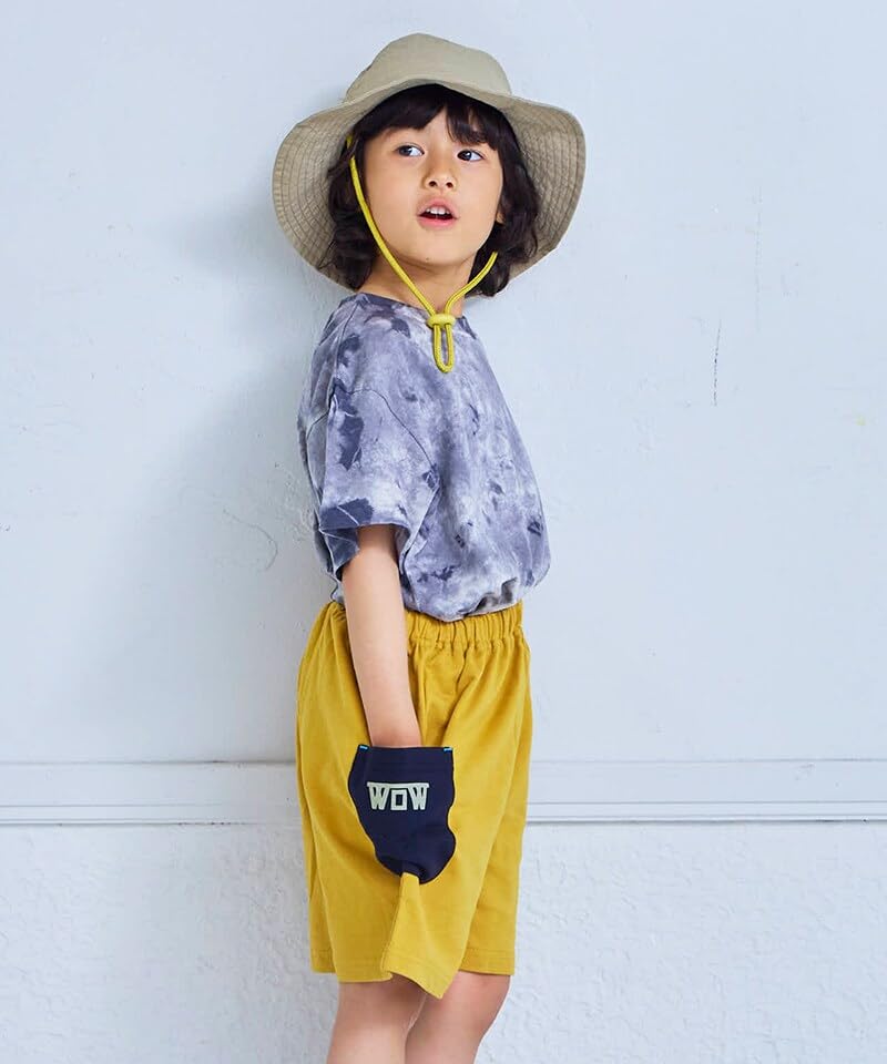 마키즈 타이다이 포켓 반팔 티셔츠 Ｇ３０핑크 130 이미지 5