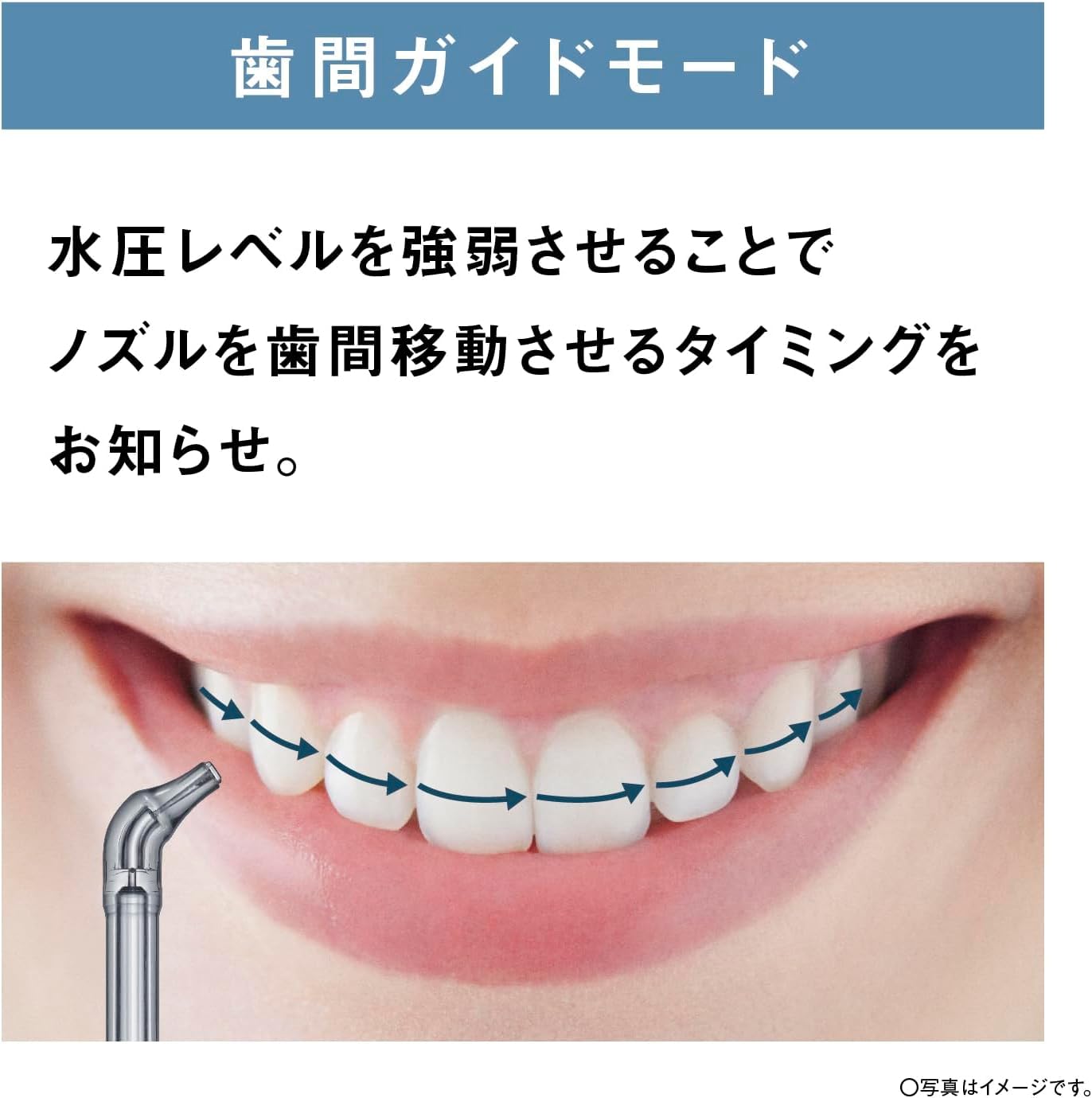 파나소닉 돌츠 구강세정기 무선 EW-NJ80-W 화이트 이미지 5
