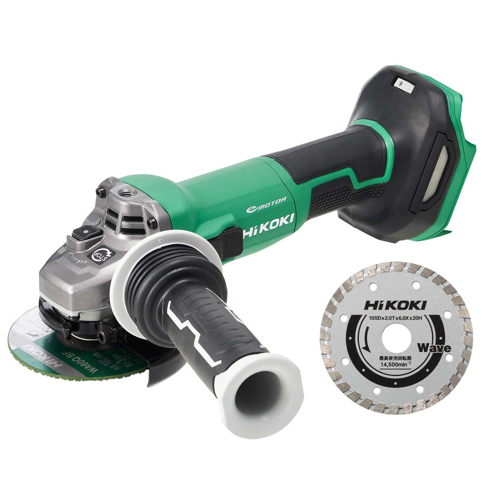 하이코키 G1810DB 100mm 충전 디스크그라인더 다이아몬드커터 세트