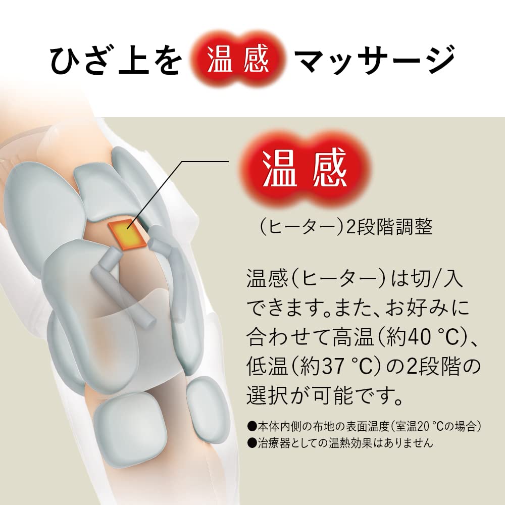 파나소닉 무릎 마사지기 온열 기능 EW-RJ50-H 그레이 이미지 6
