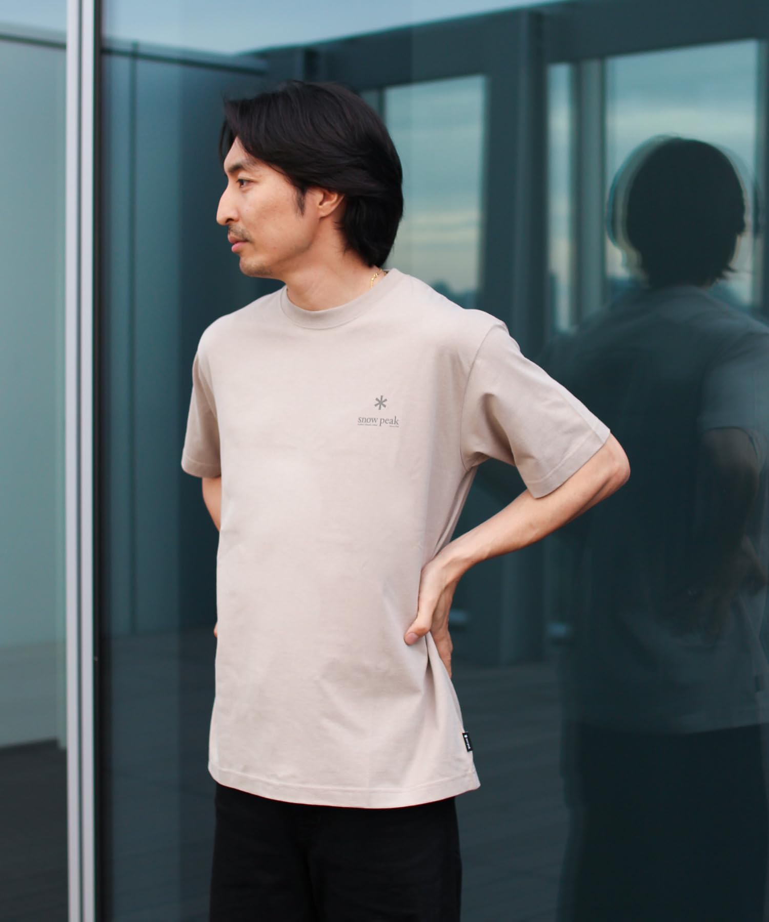 스노우피크 랜드락 설봉제 2026 봄 TS-26SU010 반팔 L Regular 베이지 이미지 2