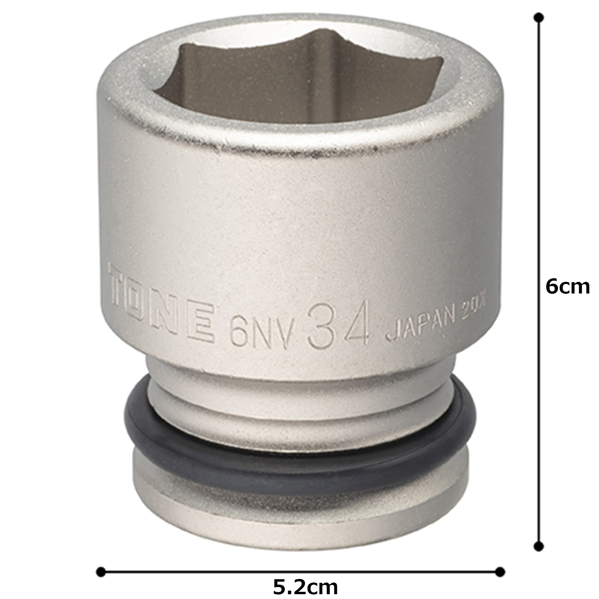 토네 6NV-34 19.0mm 임팩트 소켓 이미지 4