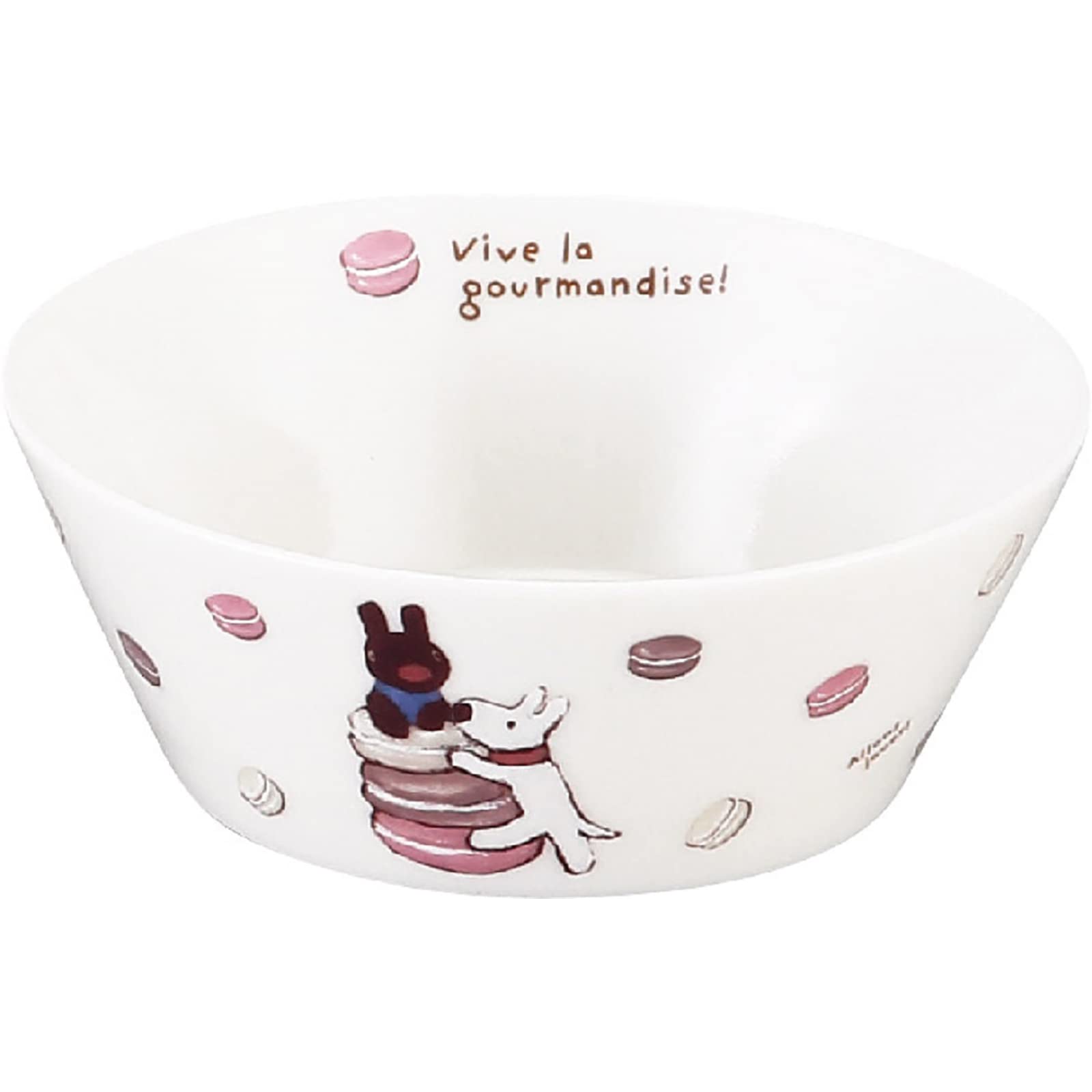 야마카 리사와 가스파르 마카롱 LG162-358 13cm 볼 전자레인지용 04.볼 마카롱 이미지 1