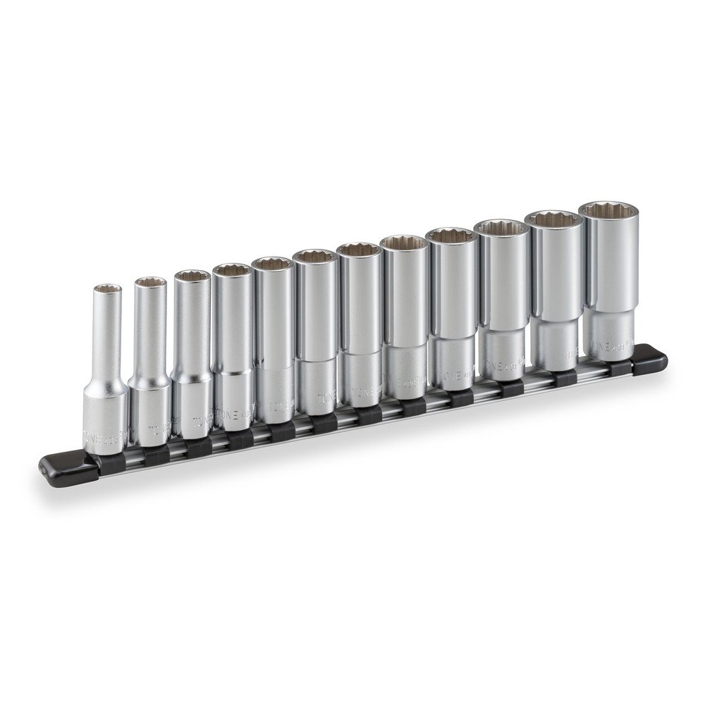 토네 HDBL412 12각 딥소켓 세트 12.7mm 인치 12점 홀더포함