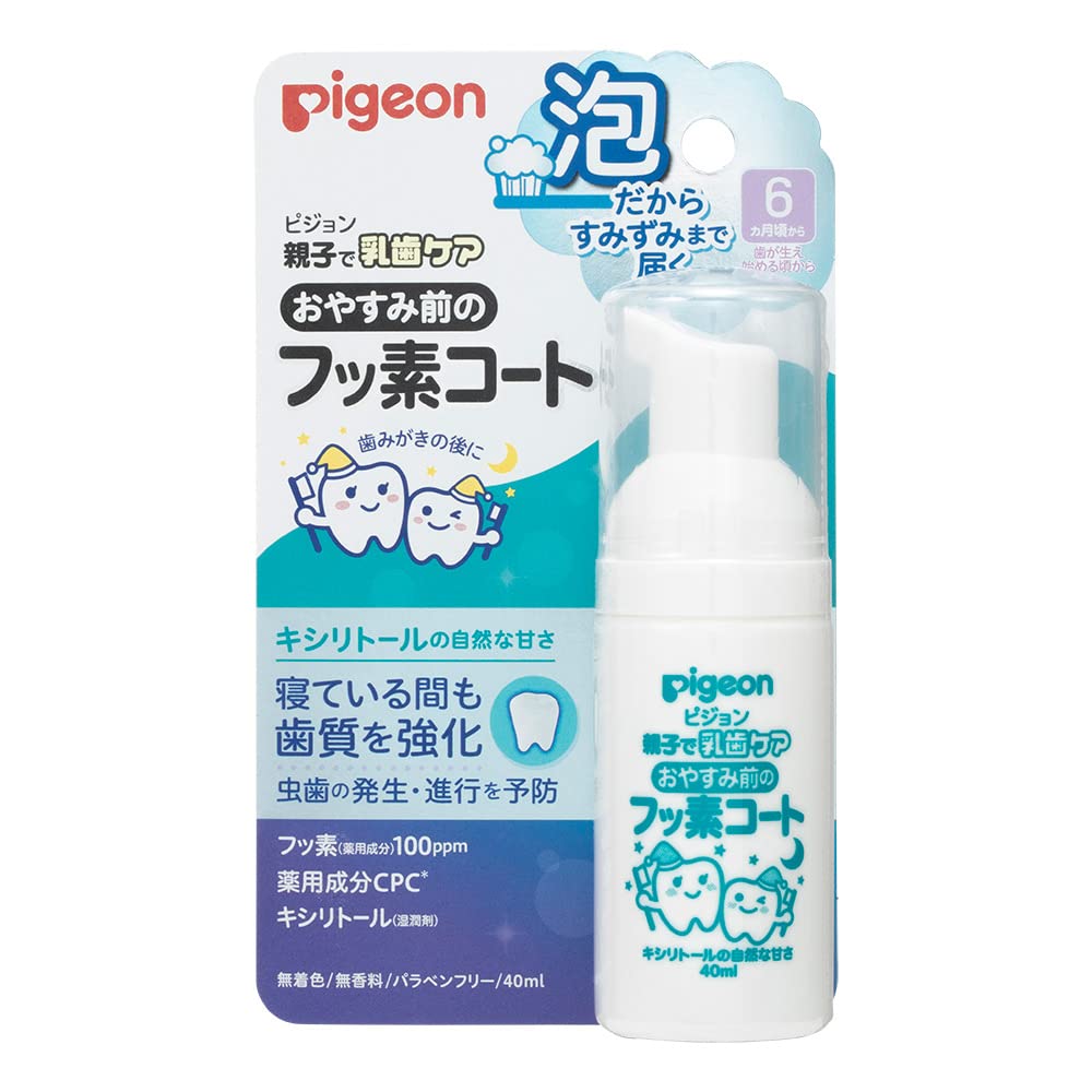 피죤 오야스미전 불소 코트 거품형 치약 자일리톨 불소 100ppm 1