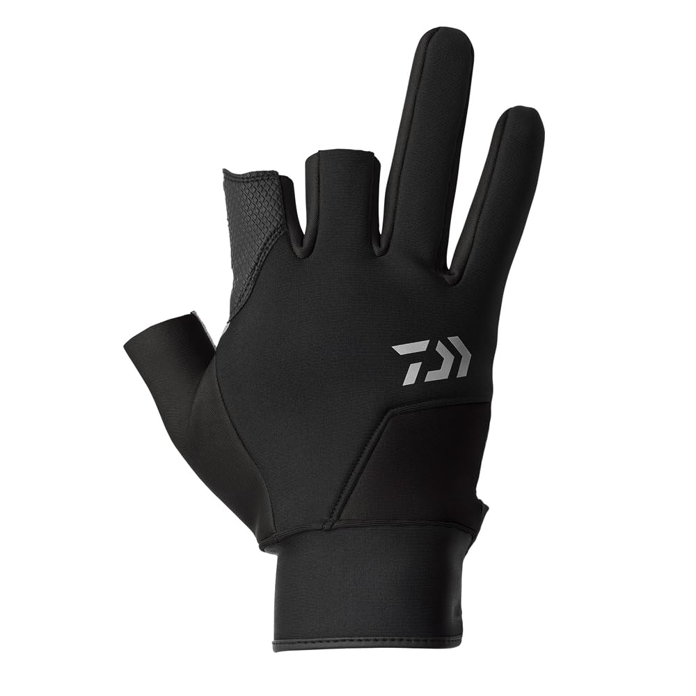 다이와 DG-7524W 올라운드 방한 낚시 장갑 3본컷 L 블랙