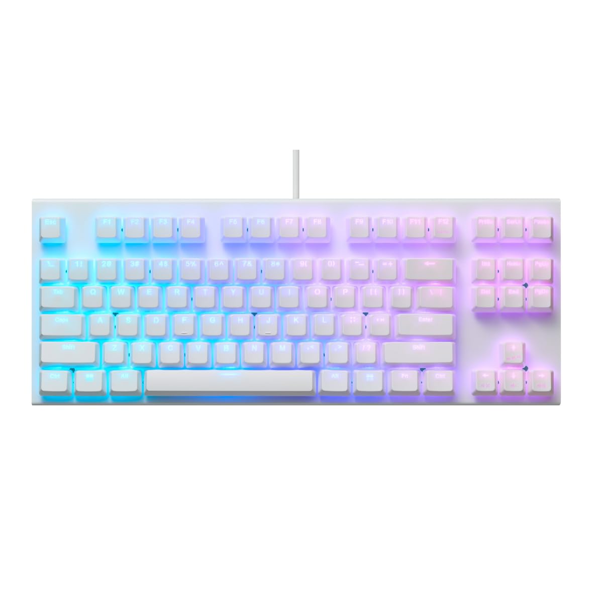 토프레 리얼포스 GX1 화이트 저소음 30g 텐키리스 게이밍 화이트 영어 배열 30g