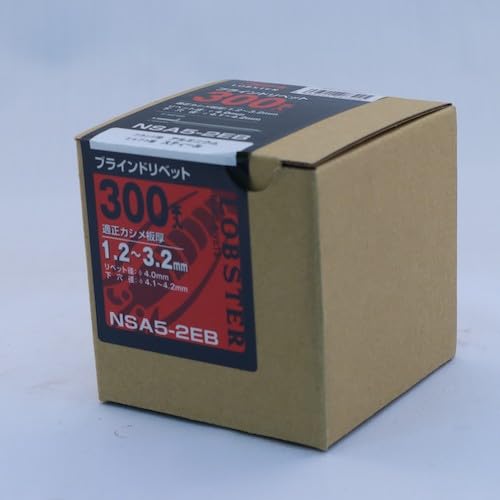 롭텍스 NSA52EB 300개입 알루미늄 스틸 블라인드 리벳 이미지 4