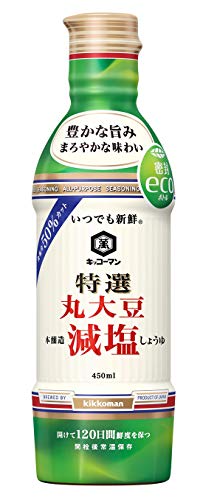 기꼬만 언제나신선 특선 통대두 저염간장 450ml