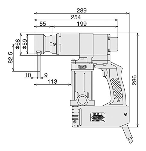 토네 TN20E-1T M16 M20 너트회전각렌치 100V 토르샤트 이미지 3