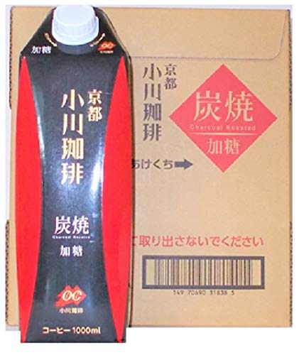 오가와커피 숯불 로스팅 가당 아이스커피 1000ml 6팩 이미지 1