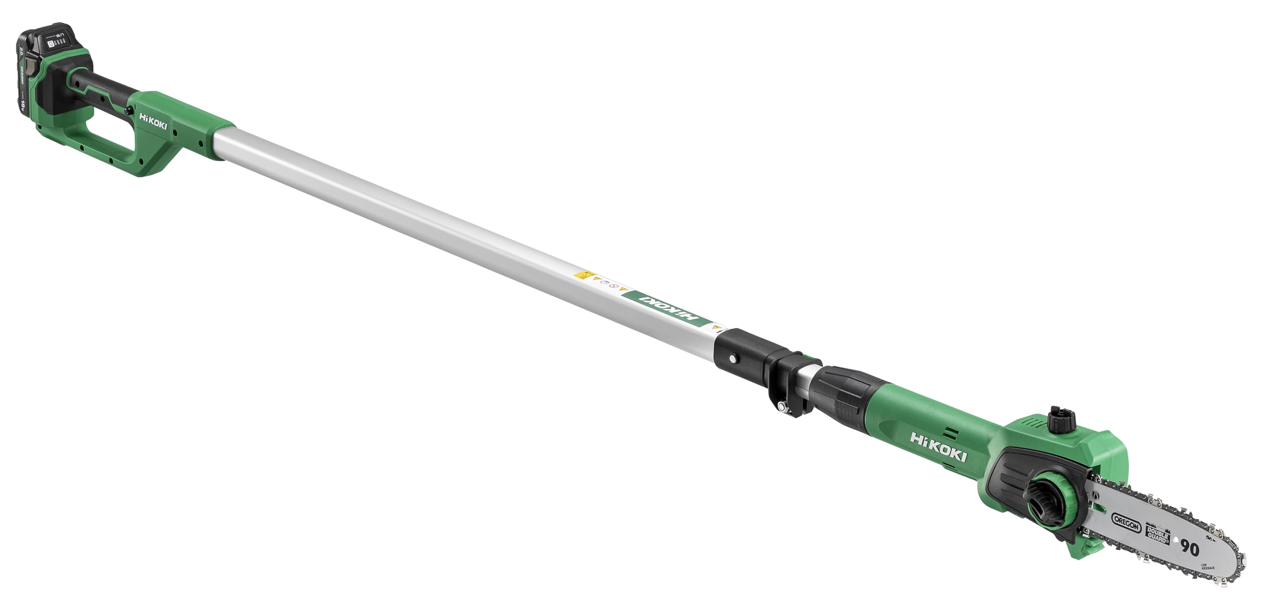 하이코키 CSP1820DA 18V 충전식 폴 체인톱 배터리 충전기 세트 이미지 1
