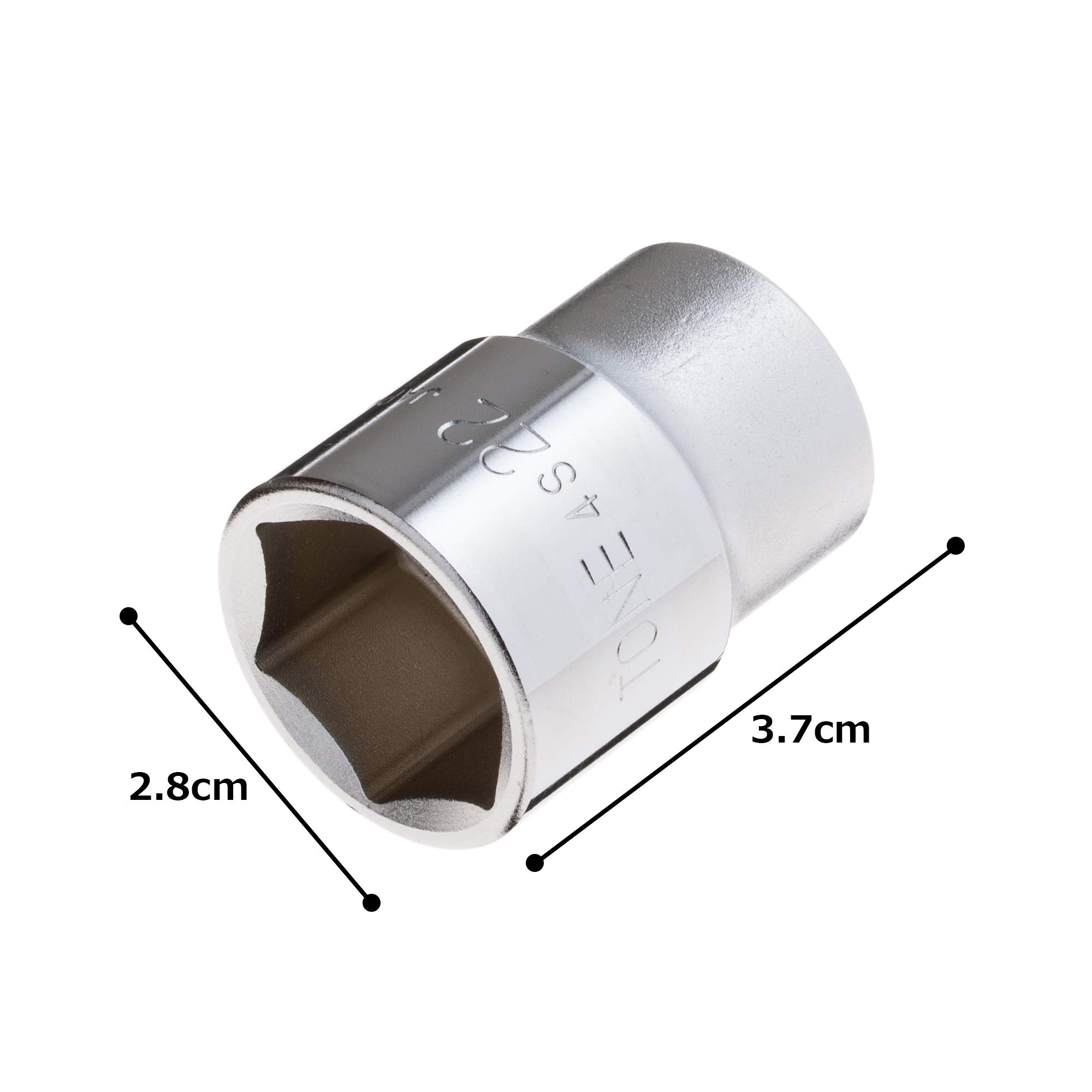 토네 4S-22 22mm 6각 소켓 이미지 3