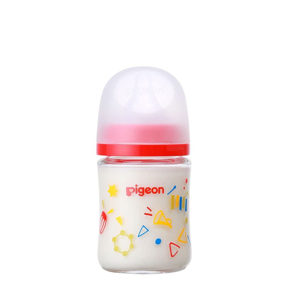 피죤 모유실감 뮤직 내열유리 젖병 160ml 신생아용 이미지 2