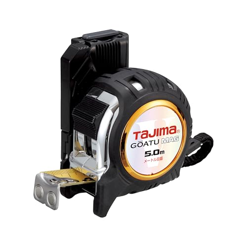 타지마 세프시스템 줄자 강철 두께 G25mm 폭 5.0m 왼손 세프 마그네틱 GASFGLM2550L