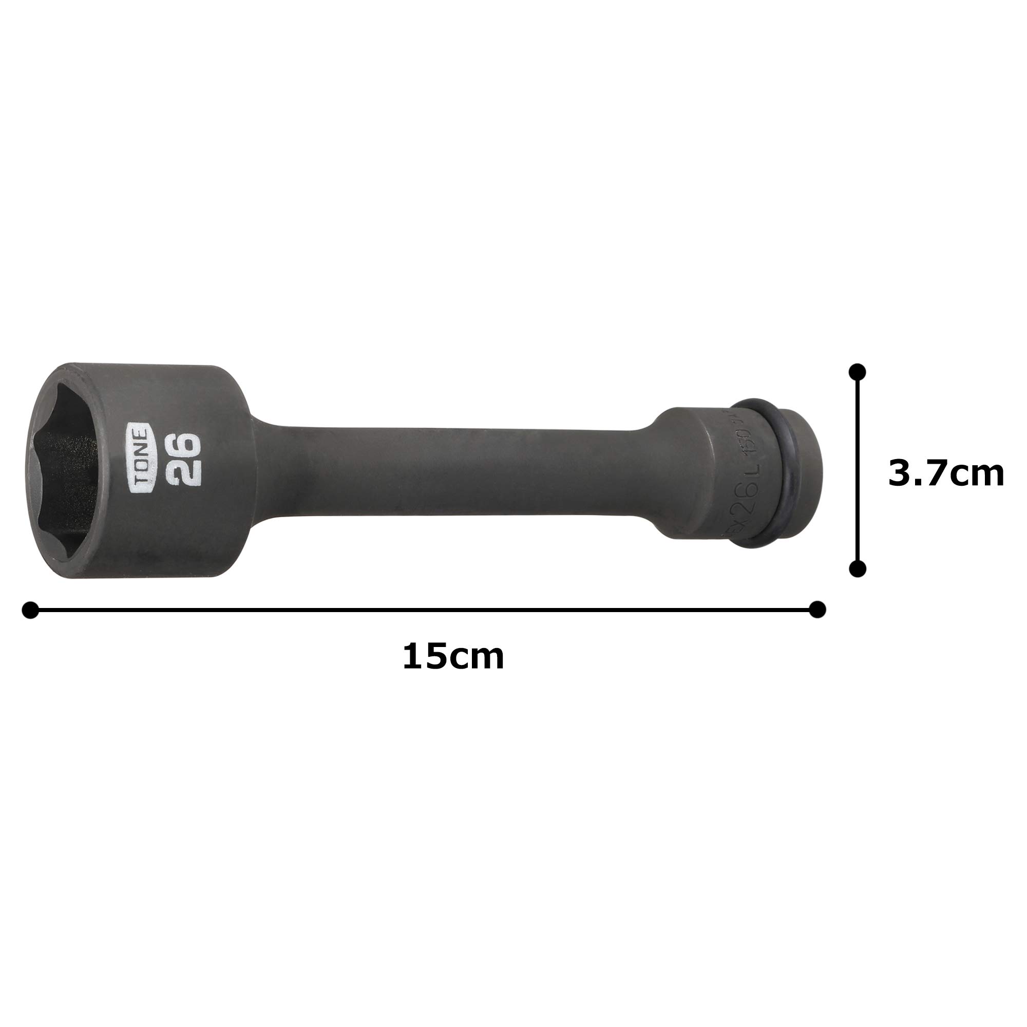 토네 4AEX-26L150 26mm 임팩트 익스텐션 소켓 이미지 5