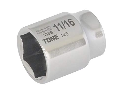 토네 S3SB-22 11/16인치 SUS 6각 소켓 9.5mm 이미지 2