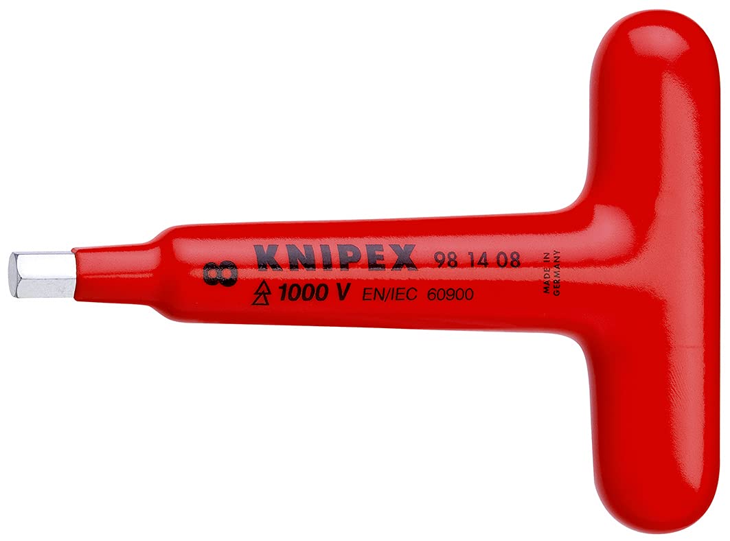 크니펙스 9814-06 6mm 절연 T형 육각렌치 1000V