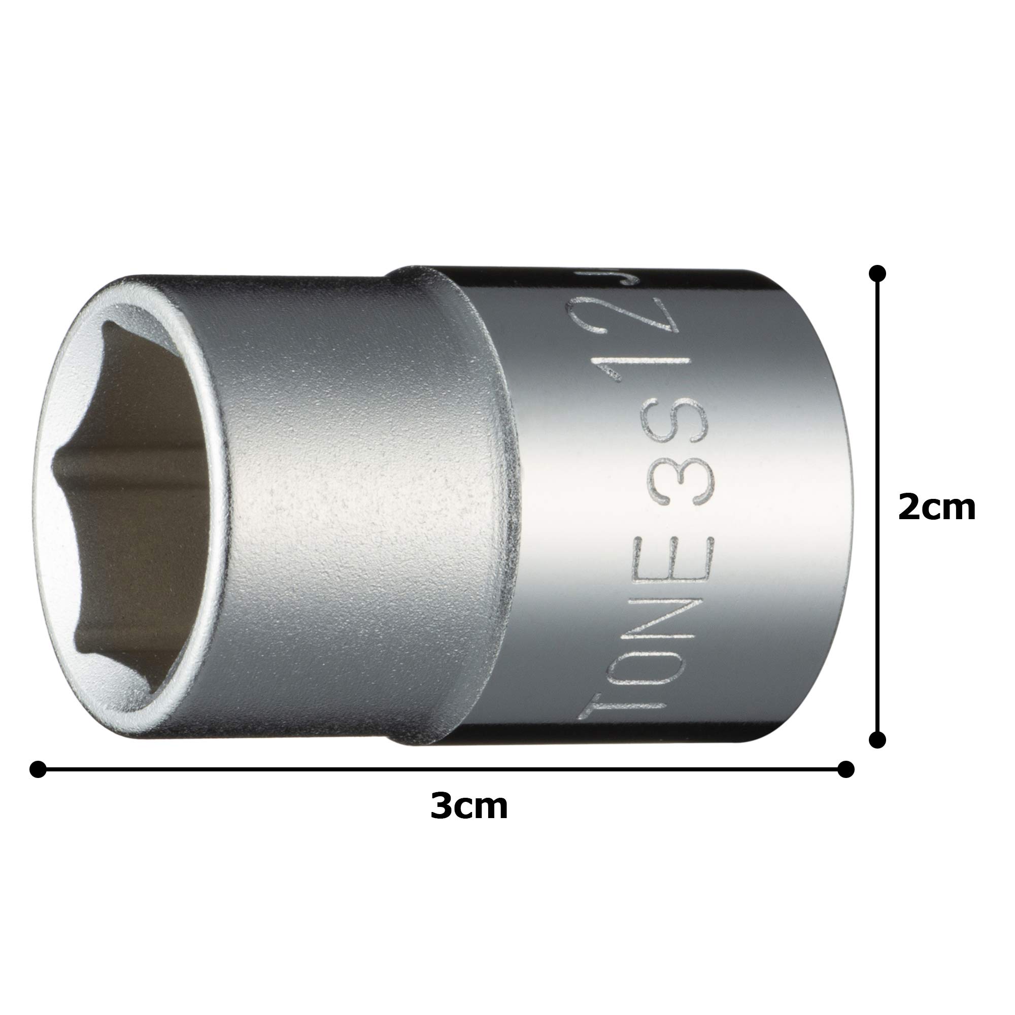 토네 HP3S-12 6각 소켓 12mm 이미지 5