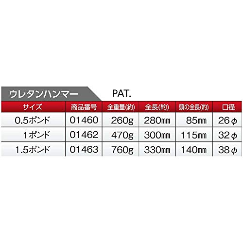 도규 U 우레탄 망치 0.5P 이미지 3