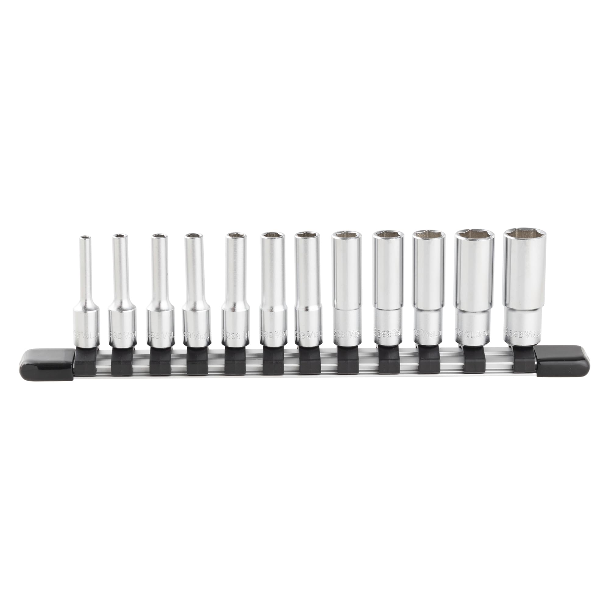 토네 HSBL212 6각 6.35mm 인치 딥소켓 세트 12점 홀더포함