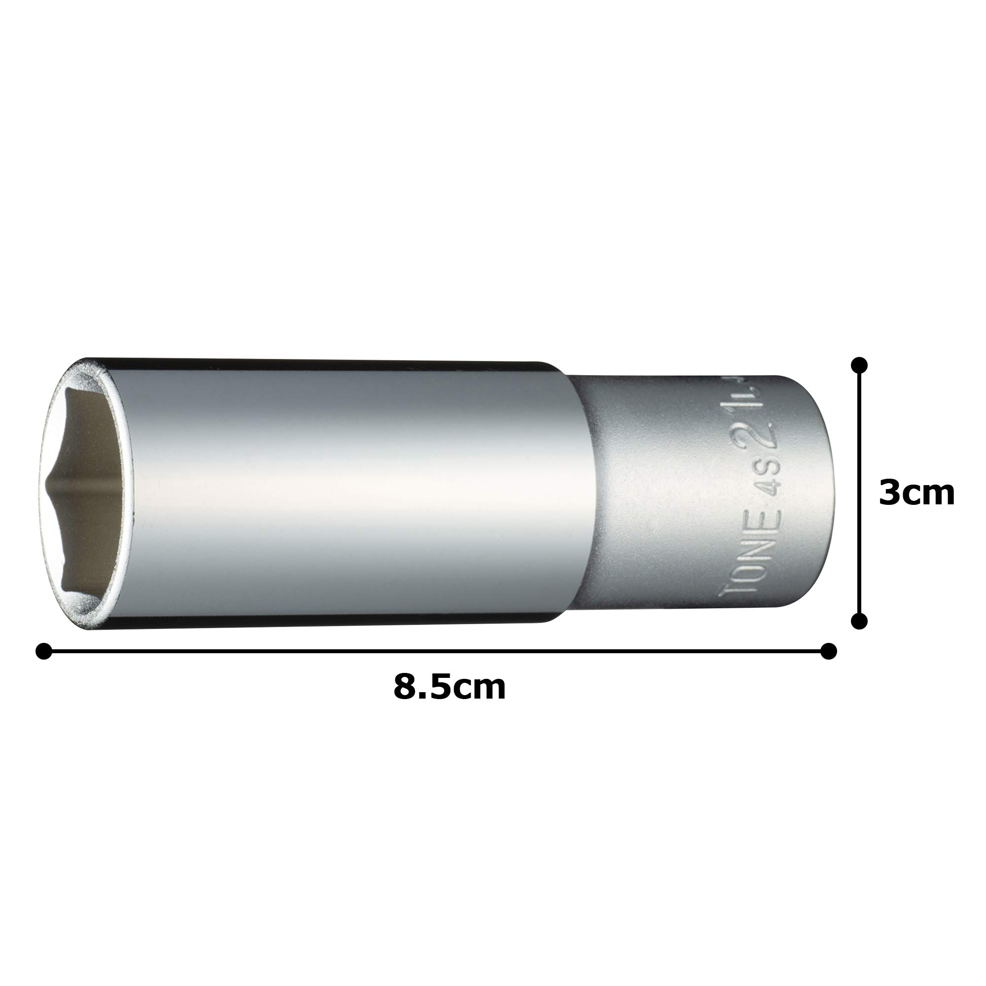 토네 HP4S-21L 21mm 12.7sq 6각 딥소켓 이미지 5