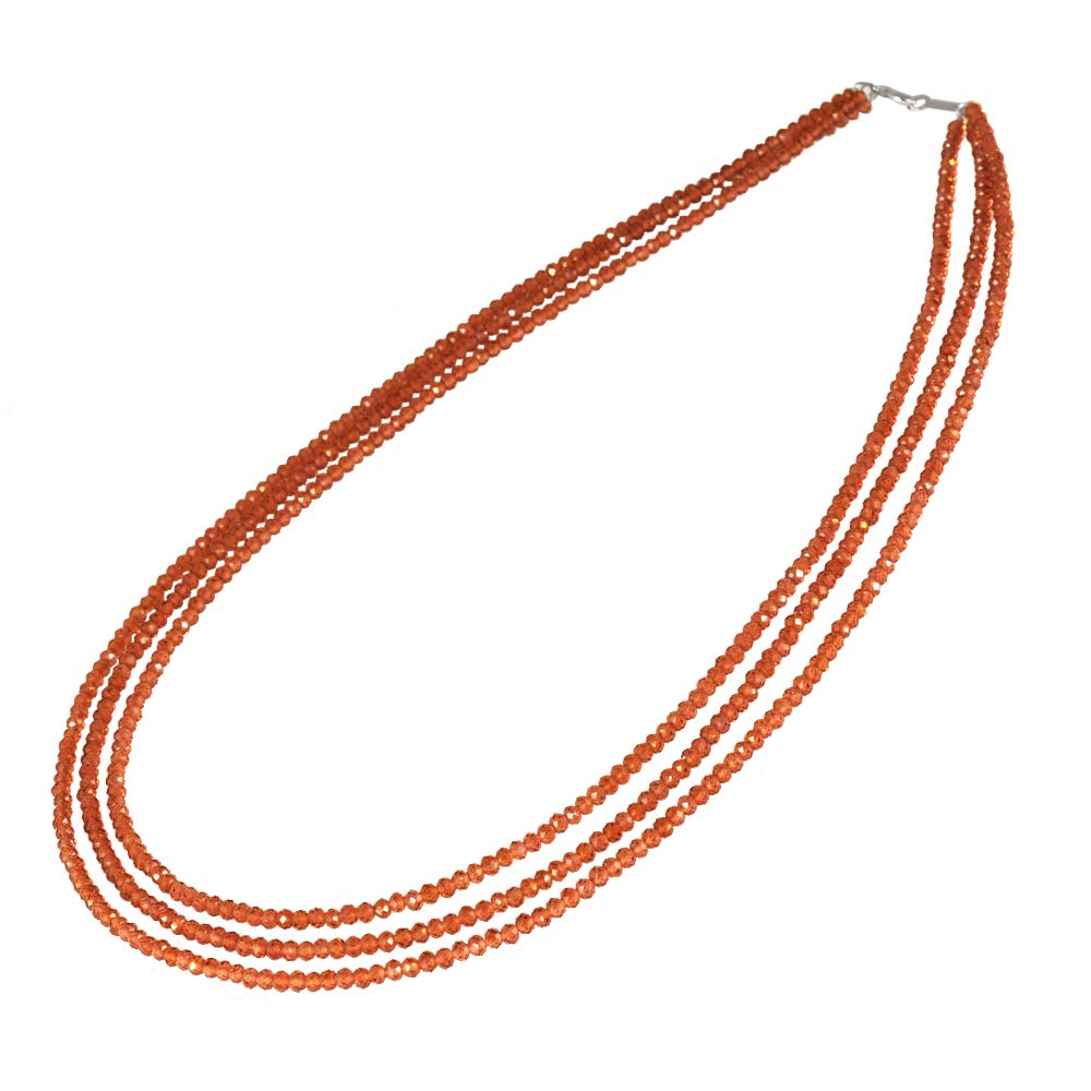 교세라 가넷 WPDN2054 K18 화이트골드 비즈컷 목걸이 40cm