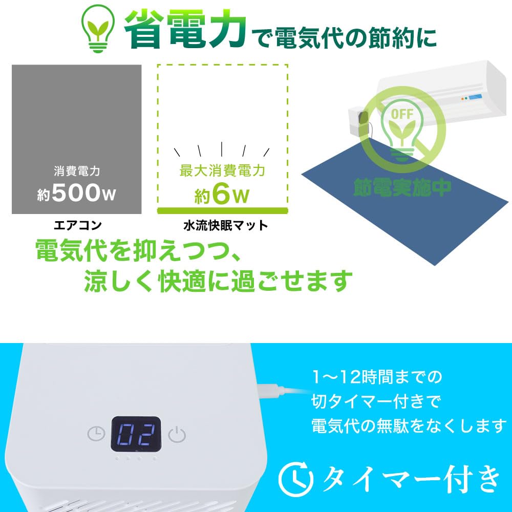 산코 THANKO 수냉식 쿨매트 WATM25SWH 1인용 냉각 이미지 6