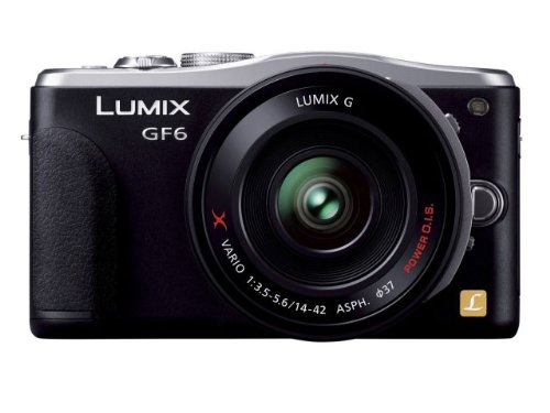 [중고] 파나소닉 루믹스 GF6 블랙 DMC-GF6X-K 미러리스 카메라 렌즈킷