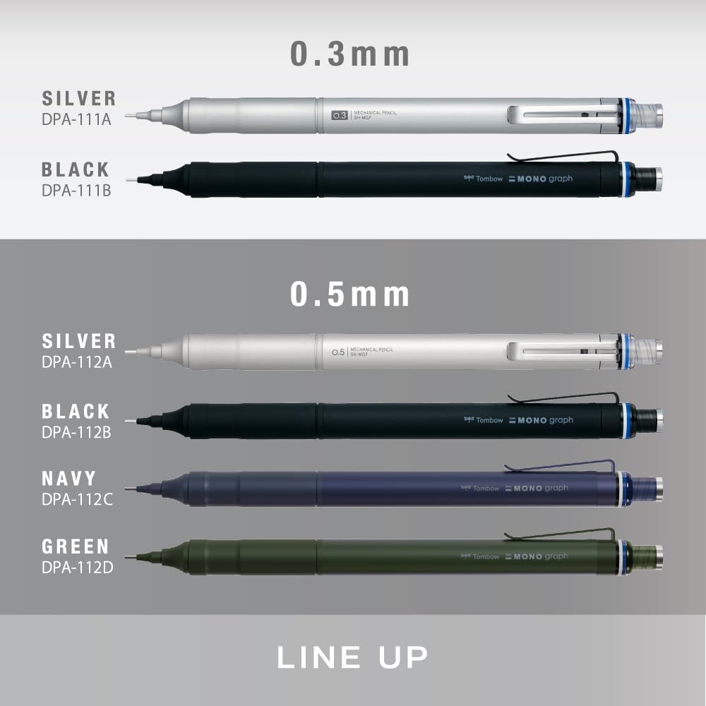 톰보 모노그래프 파인 그린 DPA-112D 0.5mm 샤프 저중심 설계 이미지 6