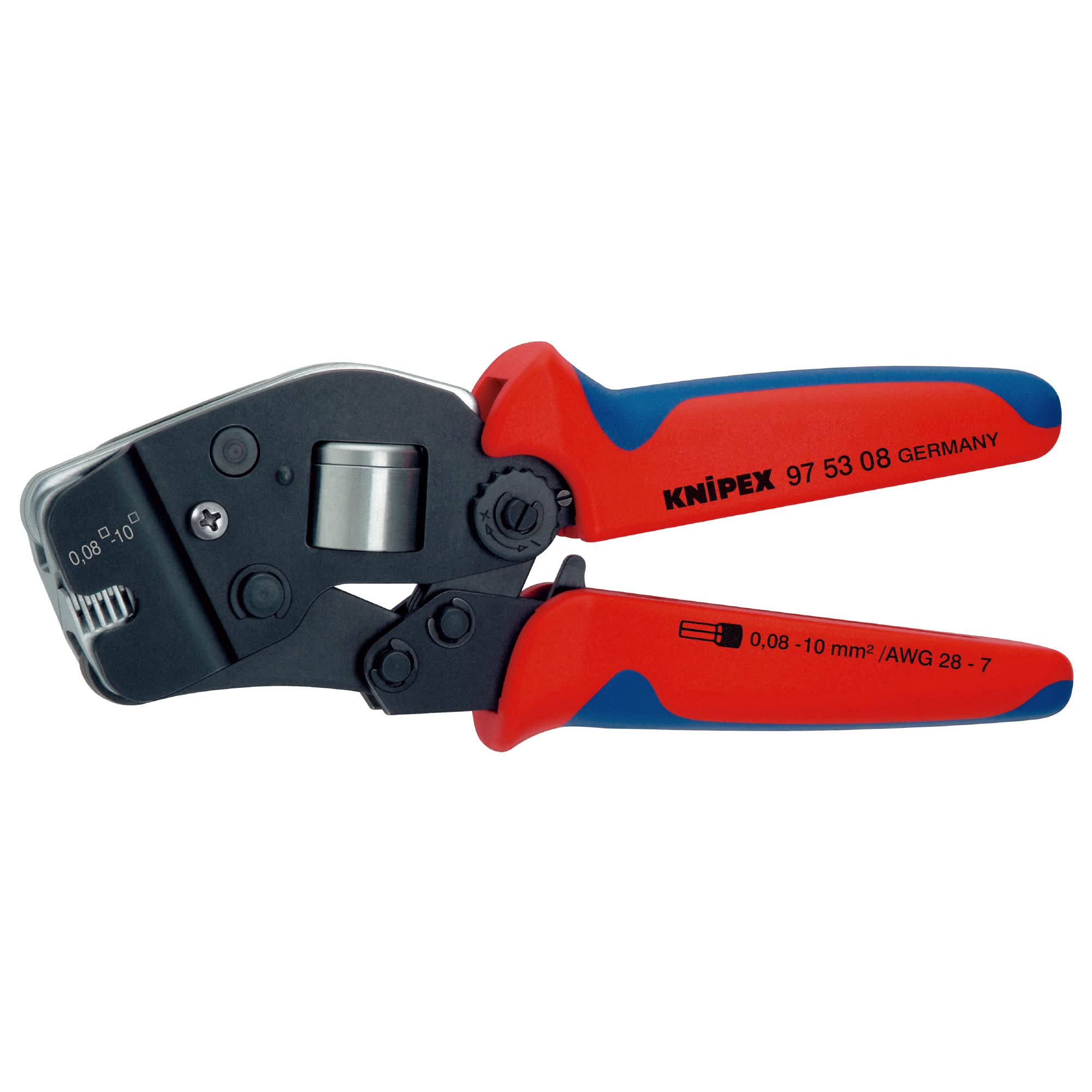 크니펙스 9753-08 자동 블랙,레드,블루 0.08-10.0 mm2 (28-10 AWG)