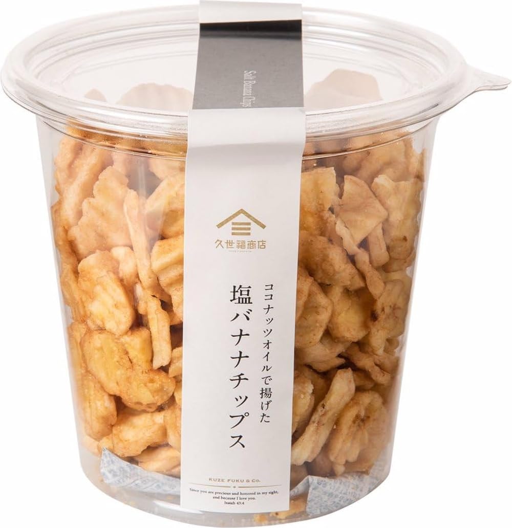 쿠제후쿠상점 솔트 바나나칩 200g