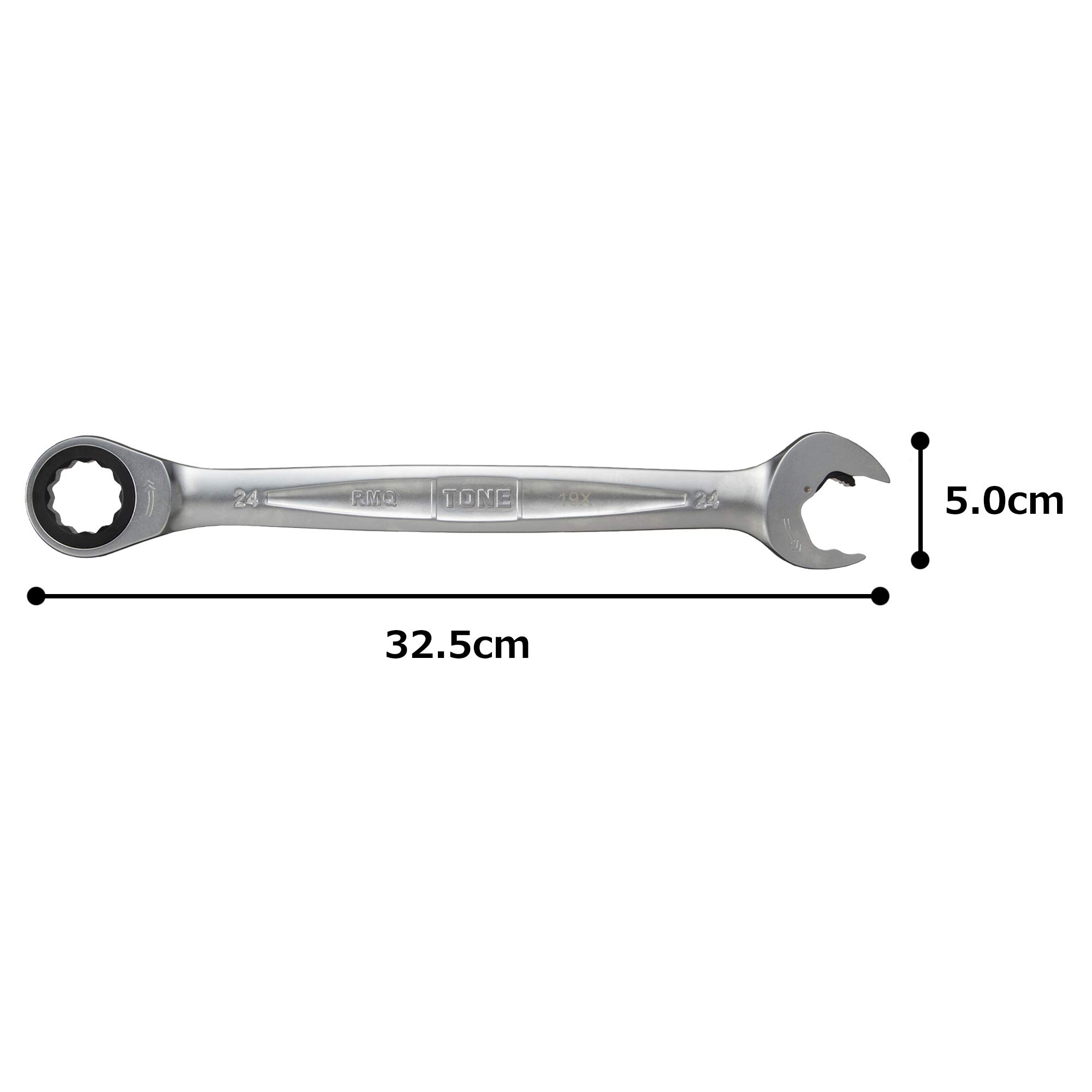 토네 HPRMQ-24 24mm 퀵 라쳇 메가네 렌치 이미지 5