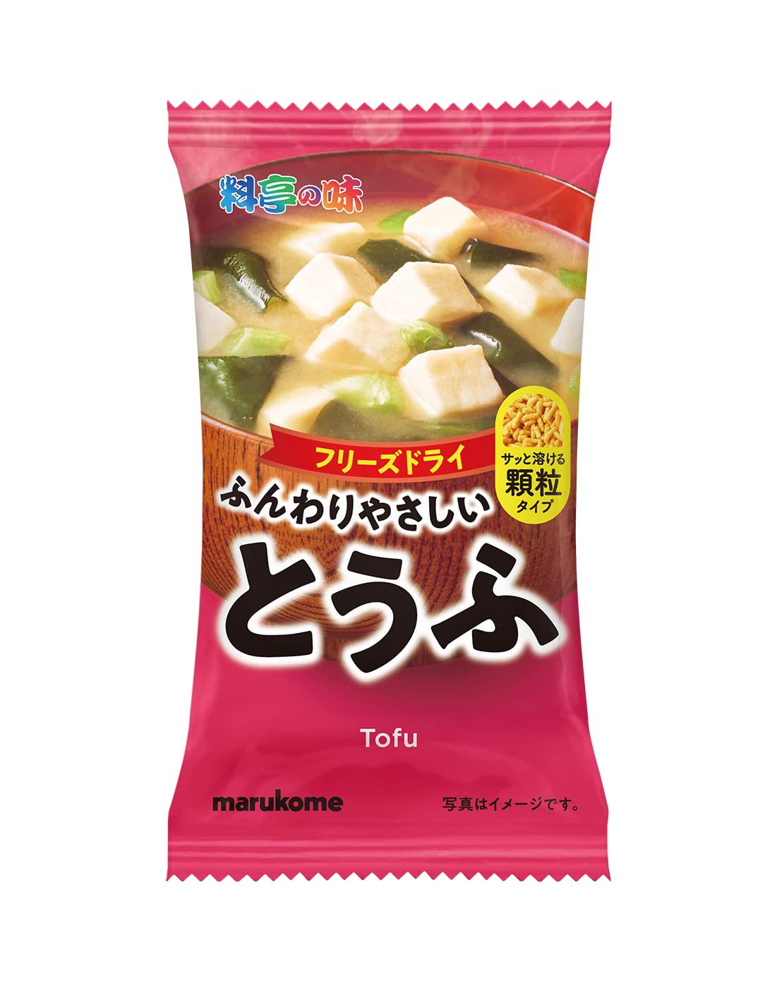 마루코메 료테이노아지 두부 10개입 동결건조 즉석 된장국