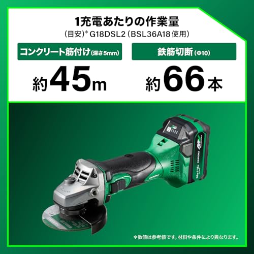 하이코키 G18DSL2 100mm 충전 디스크 그라인더 본체 단품 이미지 4