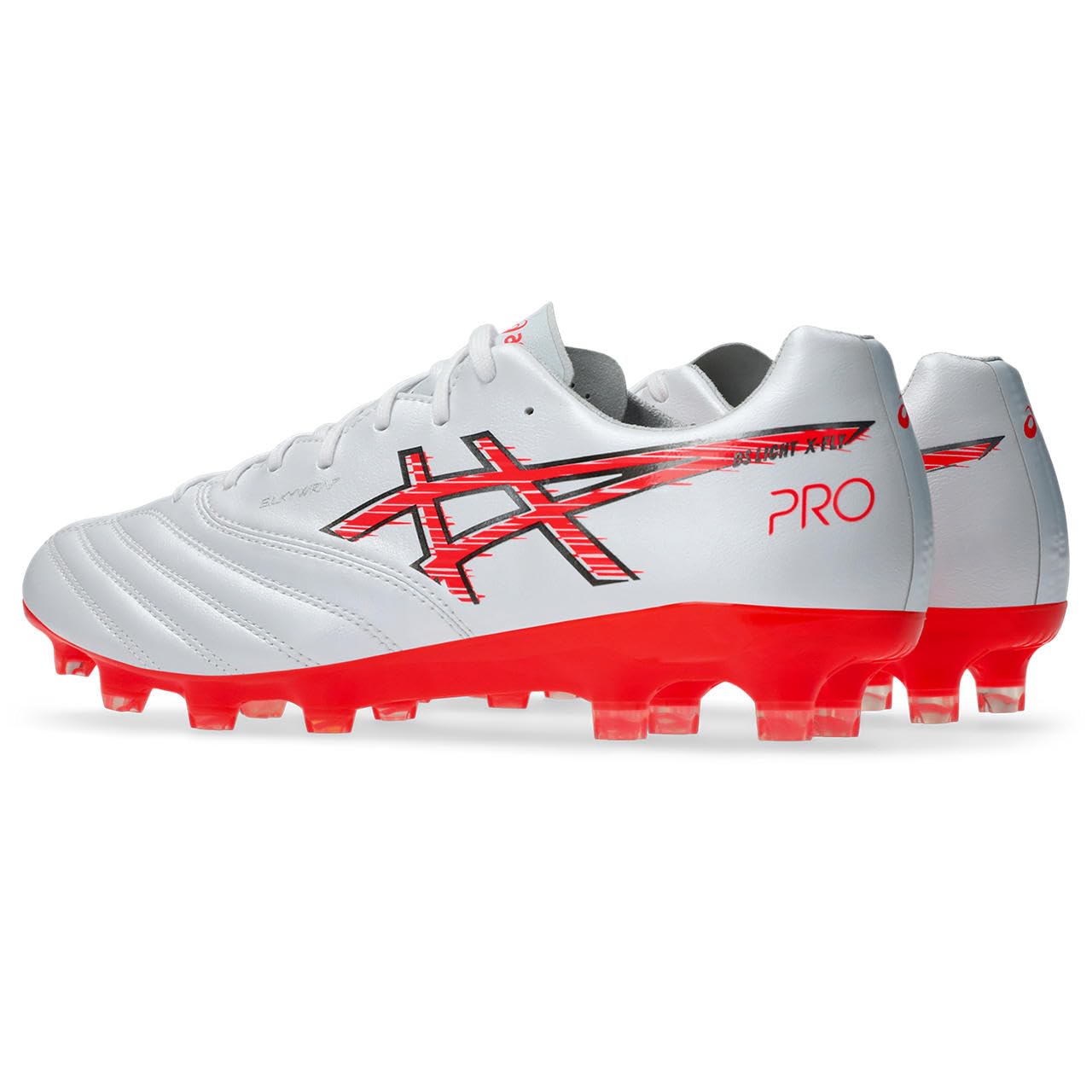 아식스 축구화 DS LIGHT X-FLY PRO 25.5 cm 2E 103(화이트/플래시 레드) 이미지 2