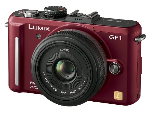 [중고] 파나소닉 루믹스 GF1 어반레드 DMC-GF1C-R 20mm F1.7 렌즈킷